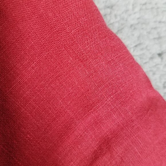 Bryn Walker Linen Blouse Women's Small Pink Oversized Lagenlook Beach Travel - Picture 6 of 11